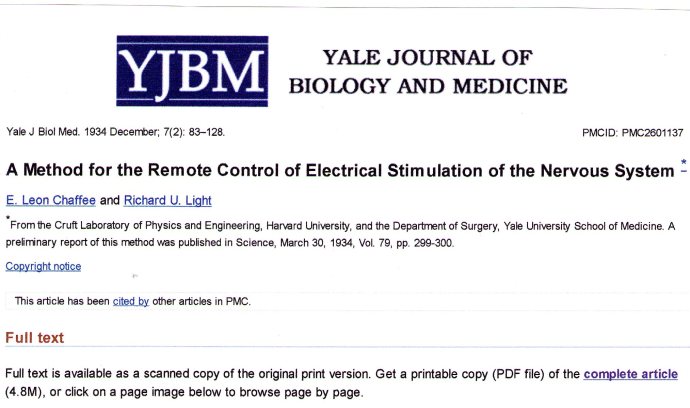1 - YALE JOURNAL OF BIOLOGY AND MEDICINE, 7 décembre 1934, pp 83-128