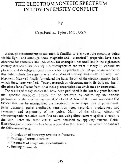 5 - Capt P Tyler (US Navy), The Electromagnetic Spectrum in Low-Intensity Conflict, Air University Press, 1986, p 249 et suivantes